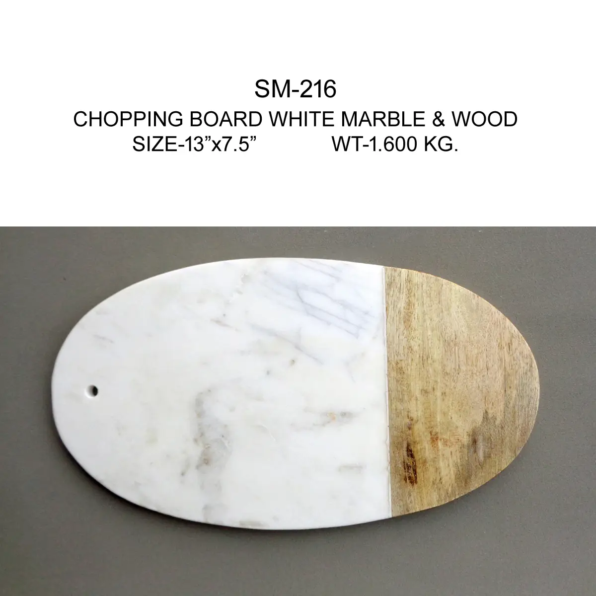 CHOPPING BOARD WOOD & MARBLE